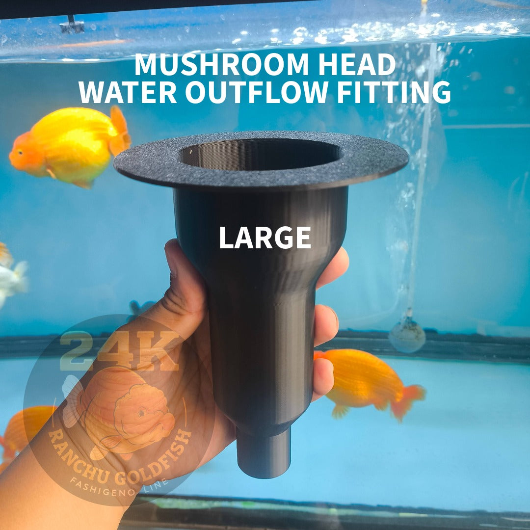 Mushroom Head Water Outflow Fitting Aquarium Return Outlet for Sump Filter System