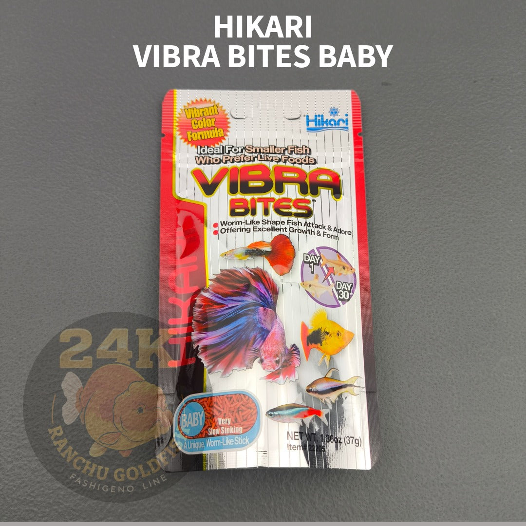 Hikari Tropical Vibra Bites Baby For Tropical Fish Who Prefer Live Foods Original Japan