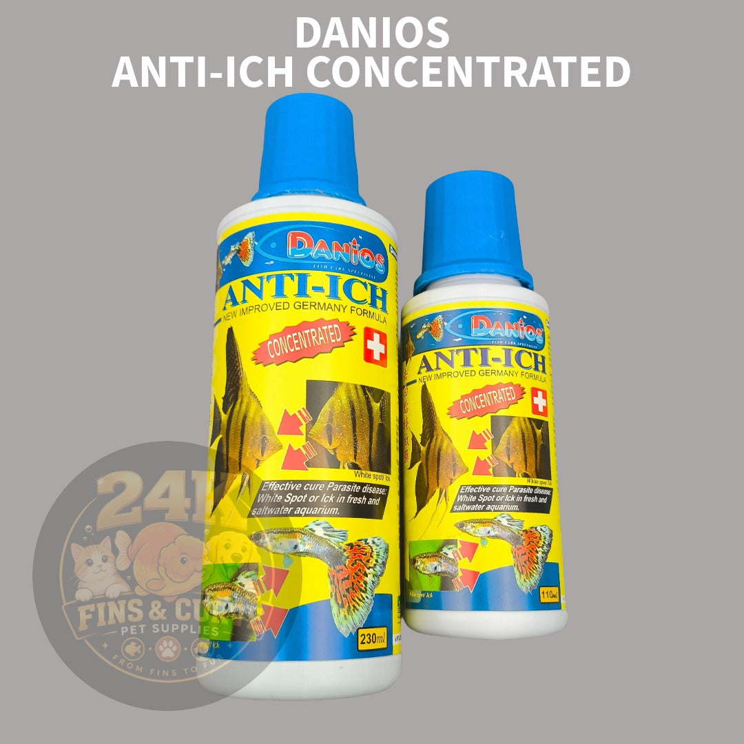 DANIOS Anti-Ich Aquarium Water Care Solution for Freshwater & Marine Fish 110ml 230ml