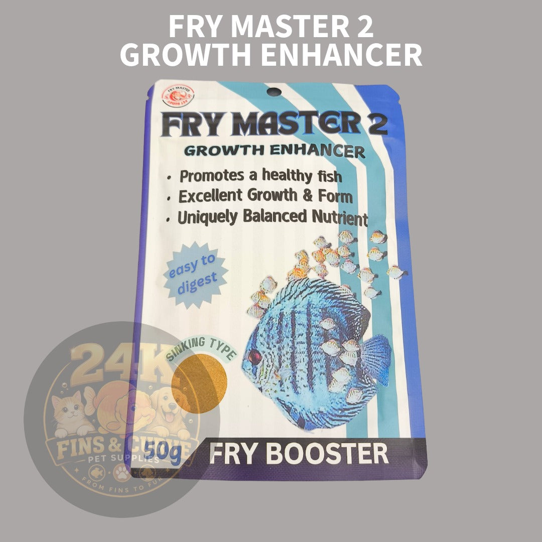 FRY MASTER 2 Micro Pellet Feed for Fry and Juvenile Fish Easy Digest Sinking Formula 50g