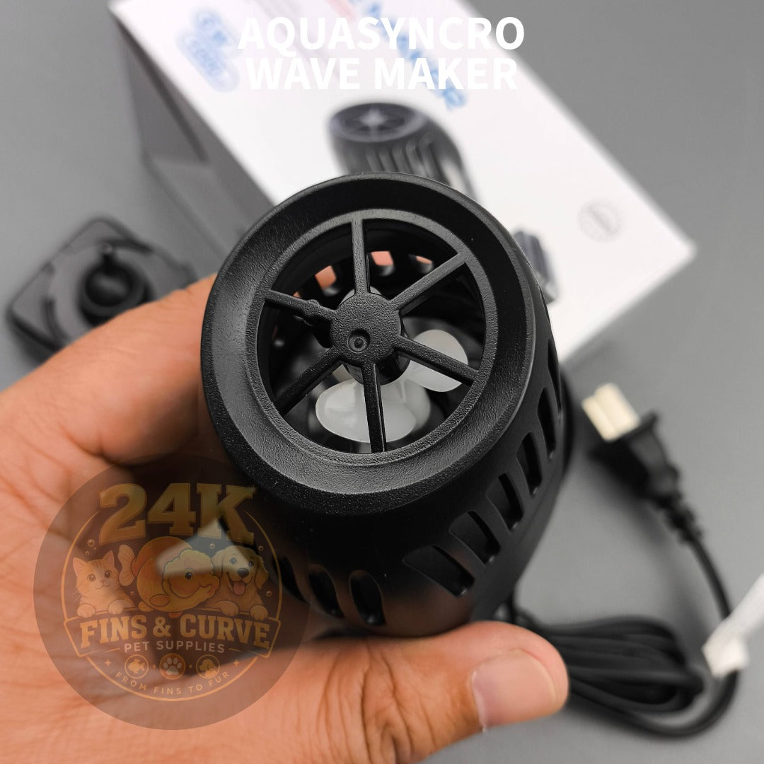 AQUASYNCRO Wave Maker HWM4000 Aquarium Water Circulation Pump Magnetic Mount 1000L/H 6W
