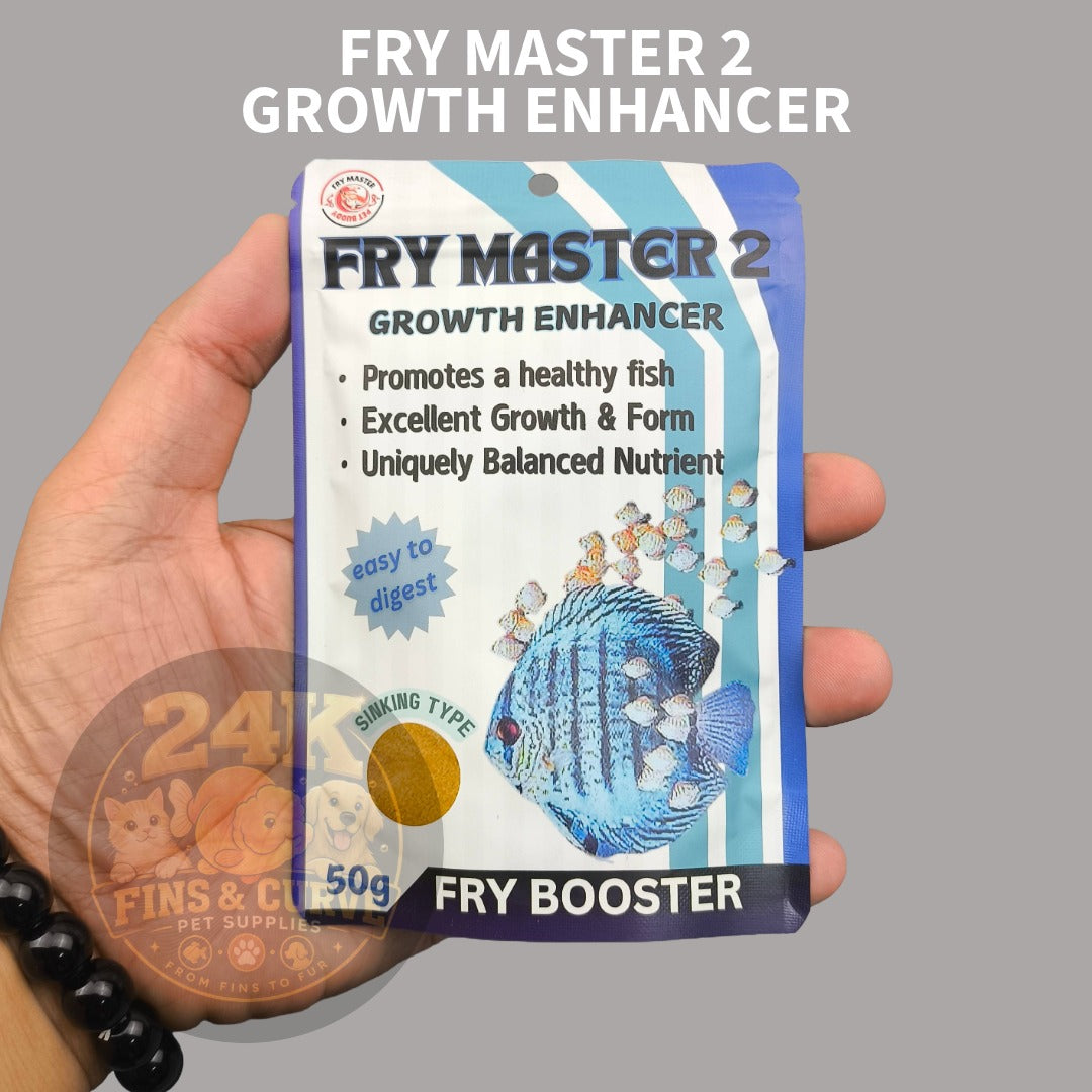 FRY MASTER 2 Micro Pellet Feed for Fry and Juvenile Fish Easy Digest Sinking Formula 50g