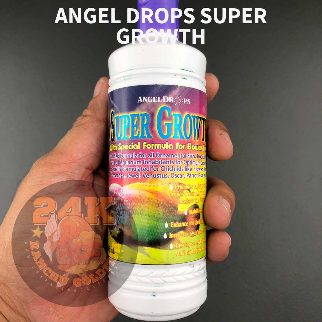 Angel Drops Super Growth Supplement and Vitamins for Aquatic Animals 265 ml Original