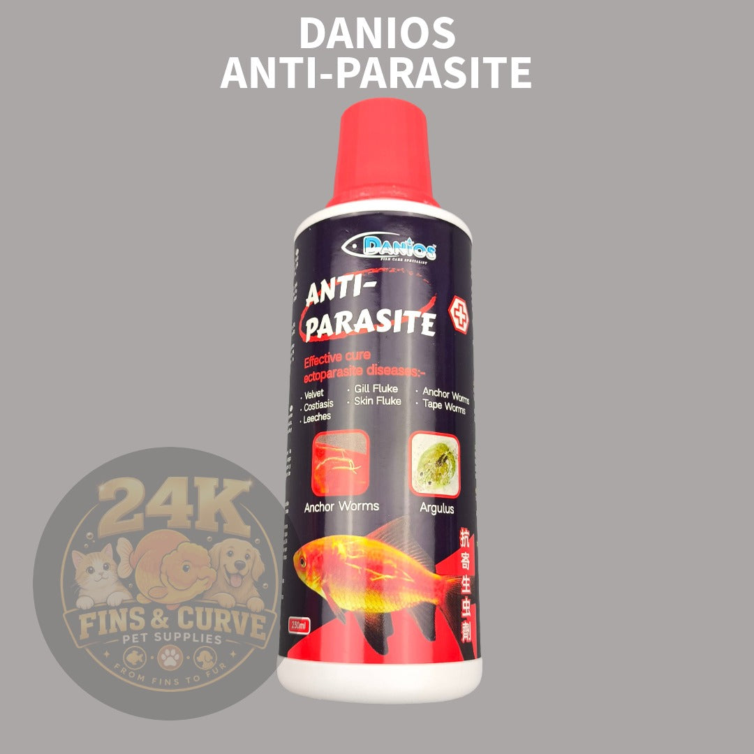 DANIOS Anti-Parasite Aquarium Water Care Solution for Ornamental Fish 110ml 230ml