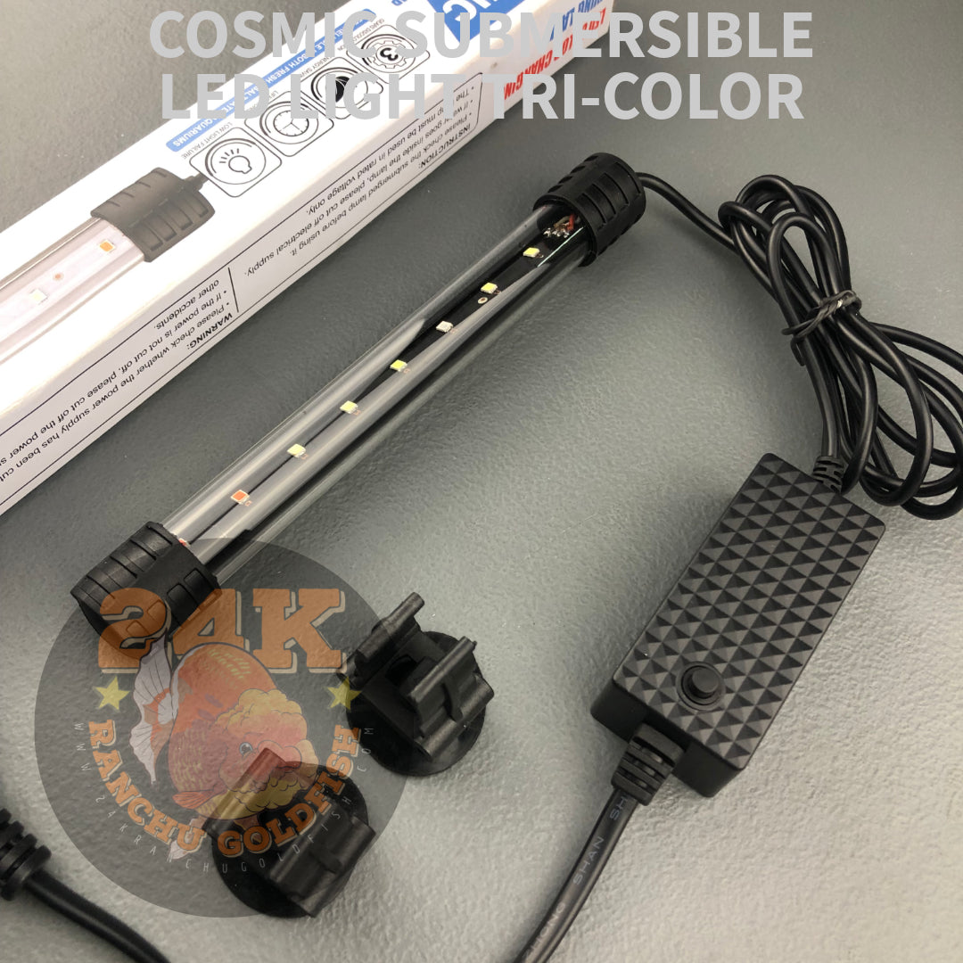 Cosmic Submersible Aquarium Led Light Tri-color for Fish Tanks and Ponds