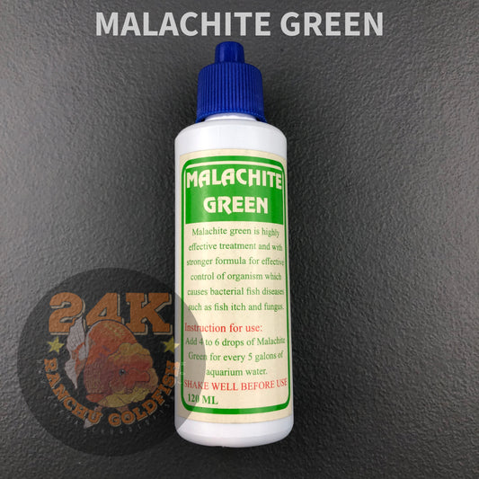 Malachite Green Treatment for External Bacteria, Itch, Fungus, and Skin Gill Flakes 120ml