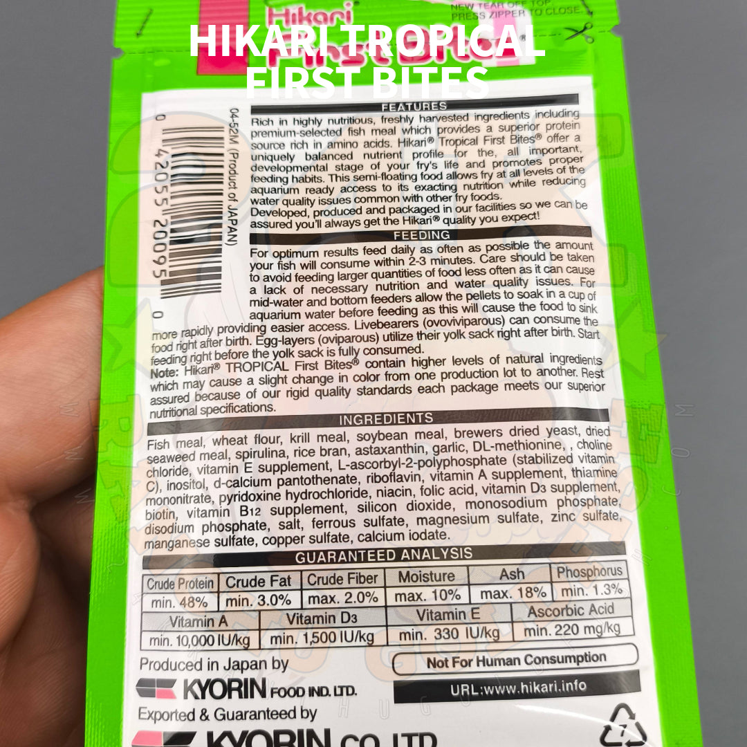 Hikari First Bites For All Newborn Fish Semi-Floating Granules Original Japan