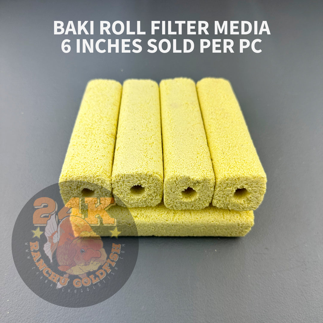 Baki Roll 6 inches Filter Media for Sump Tank, Pond, Fish Tank, and Aquarium DIY Filter Sold per pc