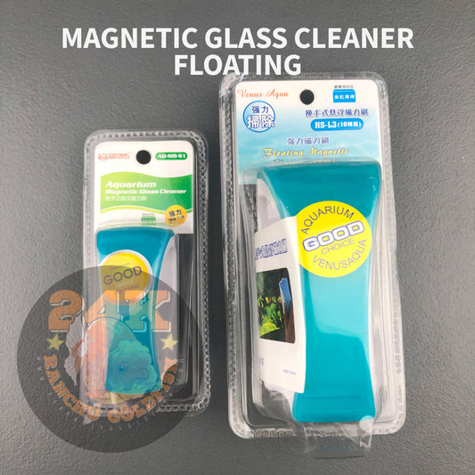 Magnetic Glass Cleaner Algae Scrubber Floating Type for Glass Aquarium Tanks