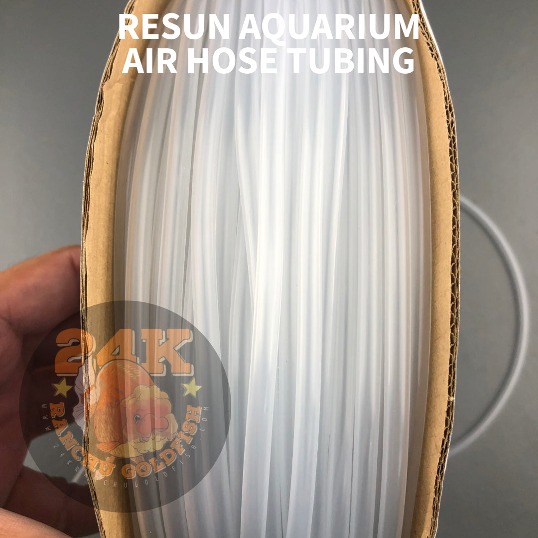 Resun Clear Airline Tubing 1 Roll (100m) 4mm ID Hose Food Grade PVC Material for Aquarium and Pond