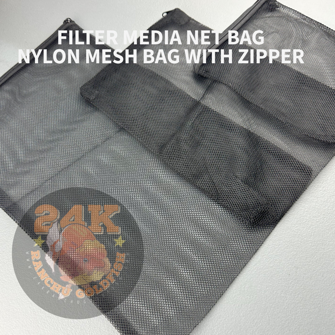 Filter Media Net Bag Nylon with Zipper Small Medium Large Size Heavy Duty