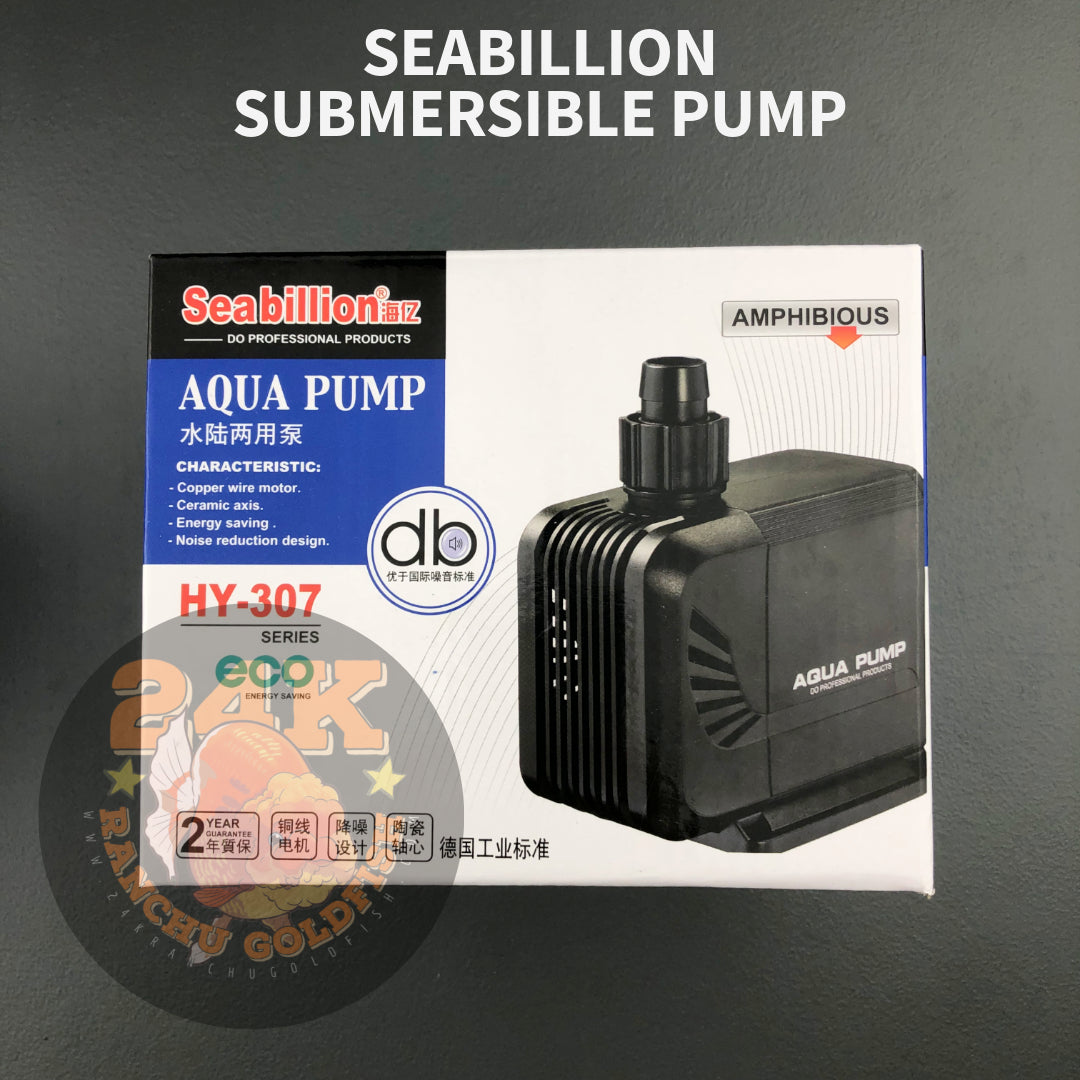 Seabillion Submersible Pump(8W, 10W, 13W, 16W, 20W), Ultra Quiet High Lift for Fish Tank and Pond