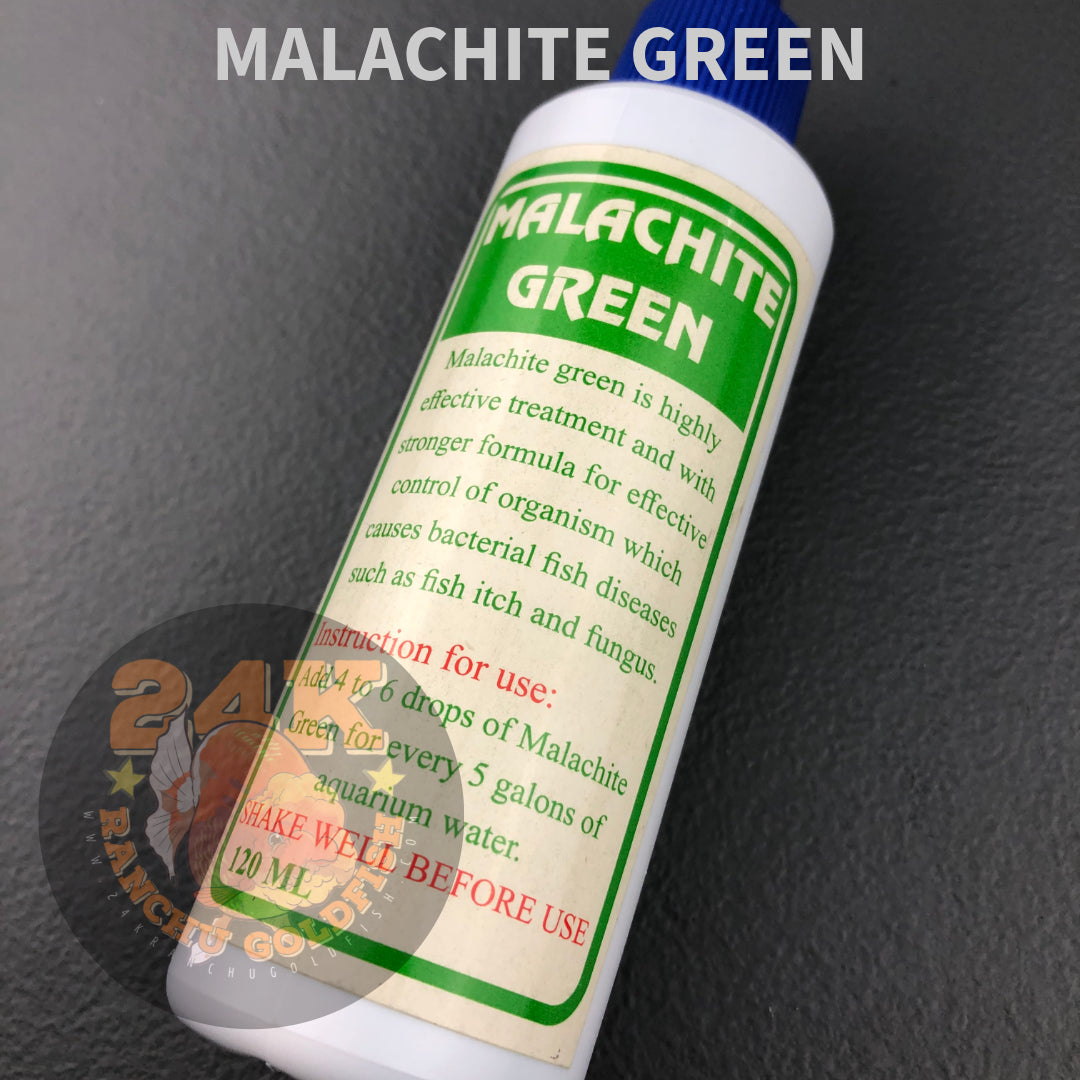 Malachite Green Treatment for External Bacteria, Itch, Fungus, and Skin Gill Flakes 120ml