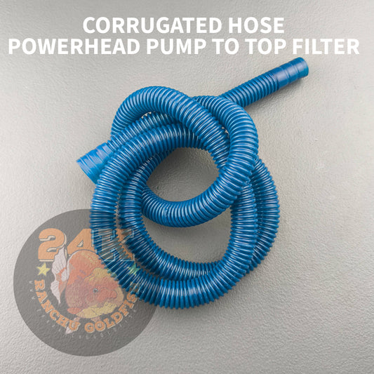 Spare Replacement Hose for Top Filter, Powerhead, Filter Hose Blue 40 Inch