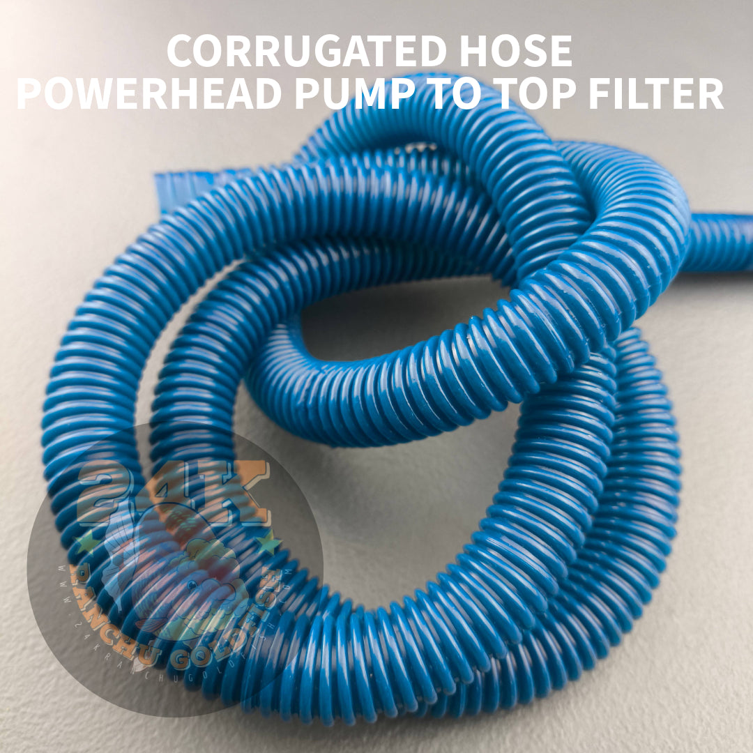 Spare Replacement Hose for Top Filter, Powerhead, Filter Hose Blue 40 Inch