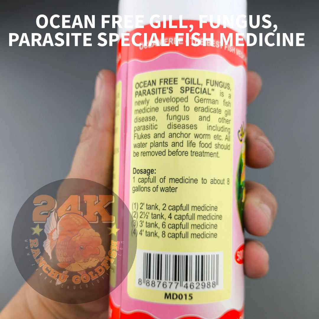 Ocean Free Gill Fungus Parasites Special Aquarium Fish Medication Original 240ml/500ml/1L