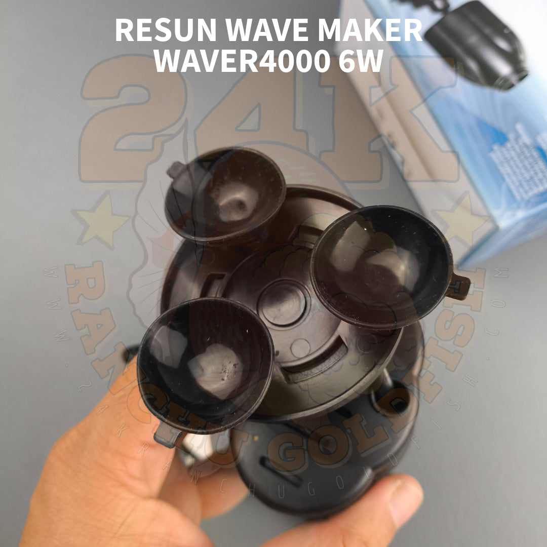 Resun Wave Maker with Rotating Submersible Power Head and Strong Suction Base for Aquarium Fish Tanks