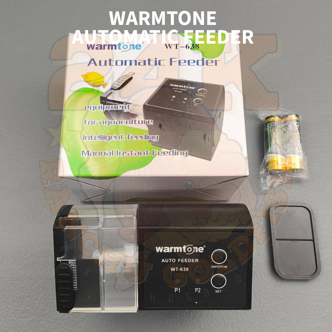 Warmtone Automatic Feeder WT-638 for Aquatic Pets, Aquariums, Ponds, Etc.