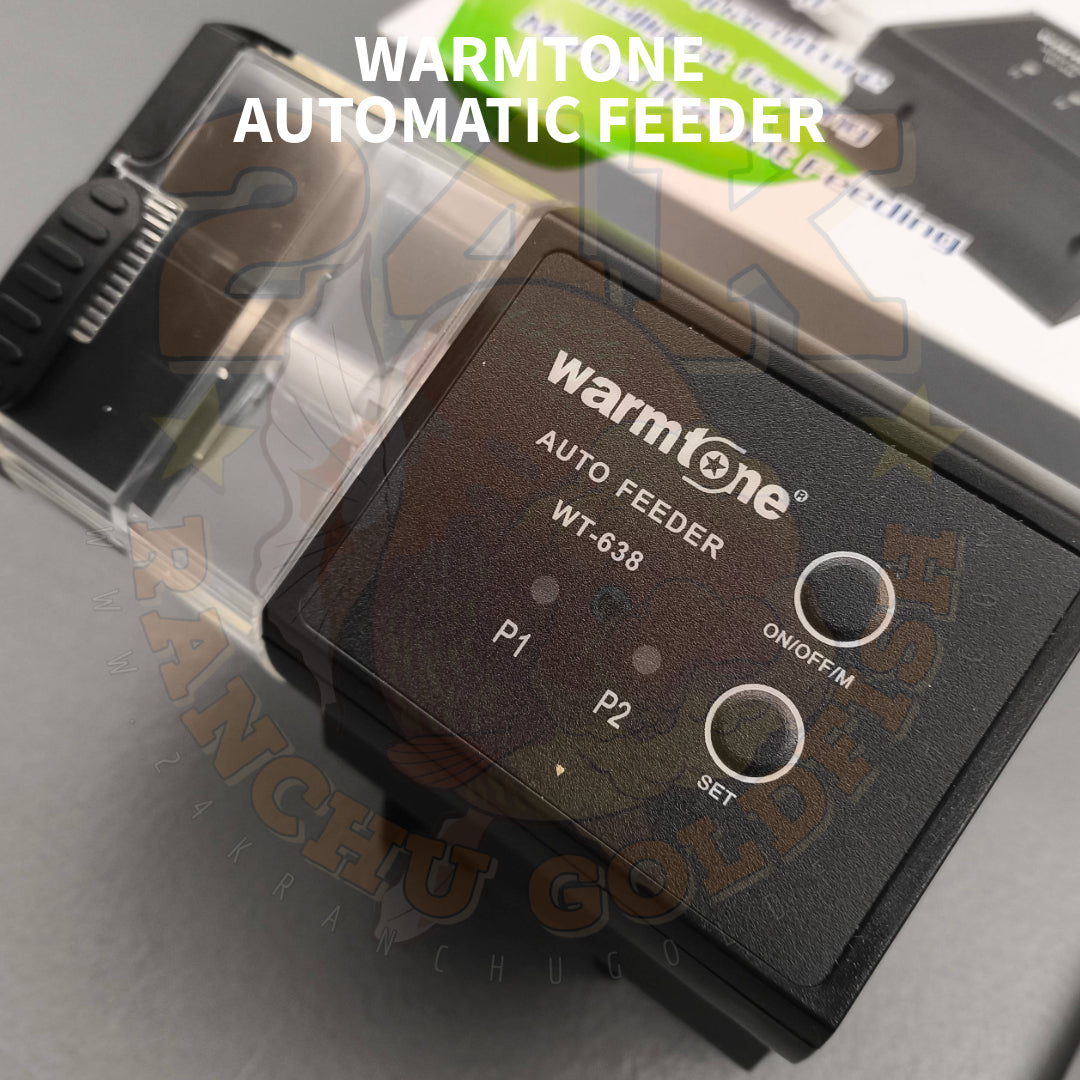 Warmtone Automatic Feeder WT-638 for Aquatic Pets, Aquariums, Ponds, Etc.