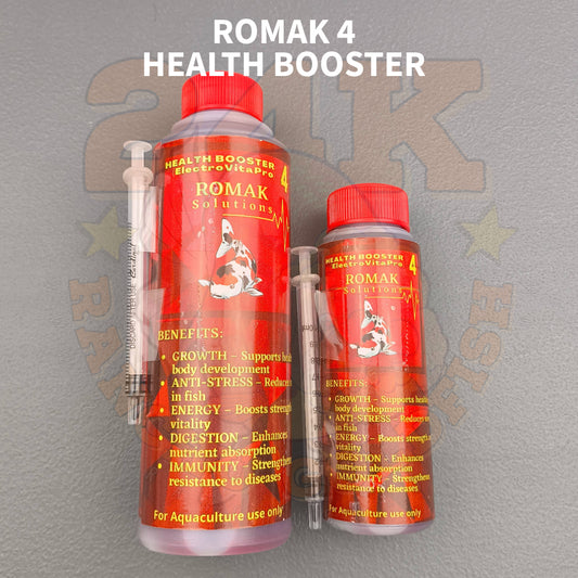 Romak 4 Health Booster ElectroVitaPro Supplement for Pet Fish and Aquaculture