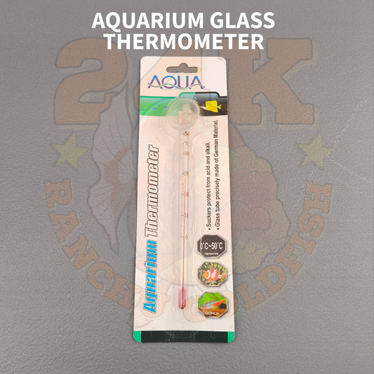 Thermometer Submersible Glass Portable Aquarium Thermometer for Fish Tanks and Pond High Quality
