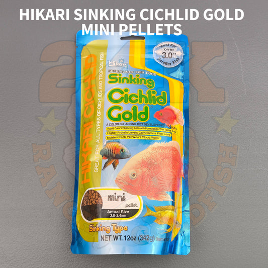 Hikari Cichlid Gold Mini Size Sinking Pellets For Cichlid And Larger Tropical Fish Original Japan