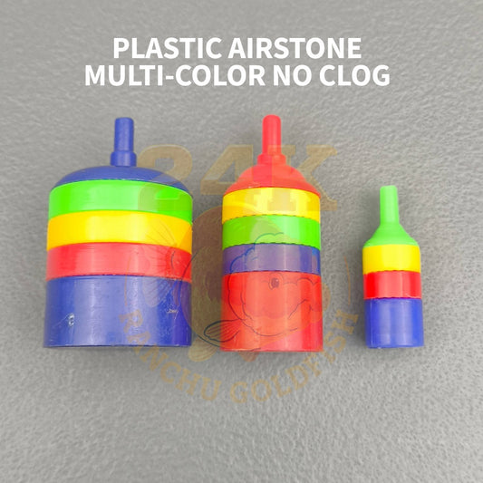 Plastic Air Stone Multi-colored No Clog for Aquarium and Ponds Heavy Duty