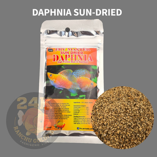 Daphnia Sun-Dried Ready-to-Use Natural Feeding Mix for Ornamental Fish