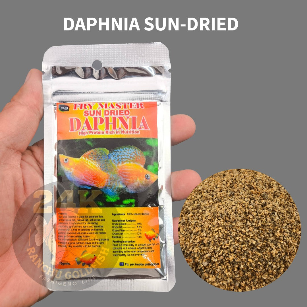 Daphnia Sun-Dried Ready-to-Use Natural Feeding Mix for Ornamental Fish
