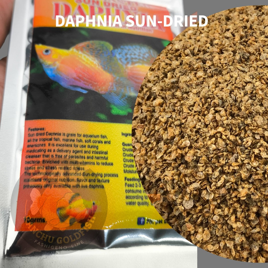 Daphnia Sun-Dried Ready-to-Use Natural Feeding Mix for Ornamental Fish