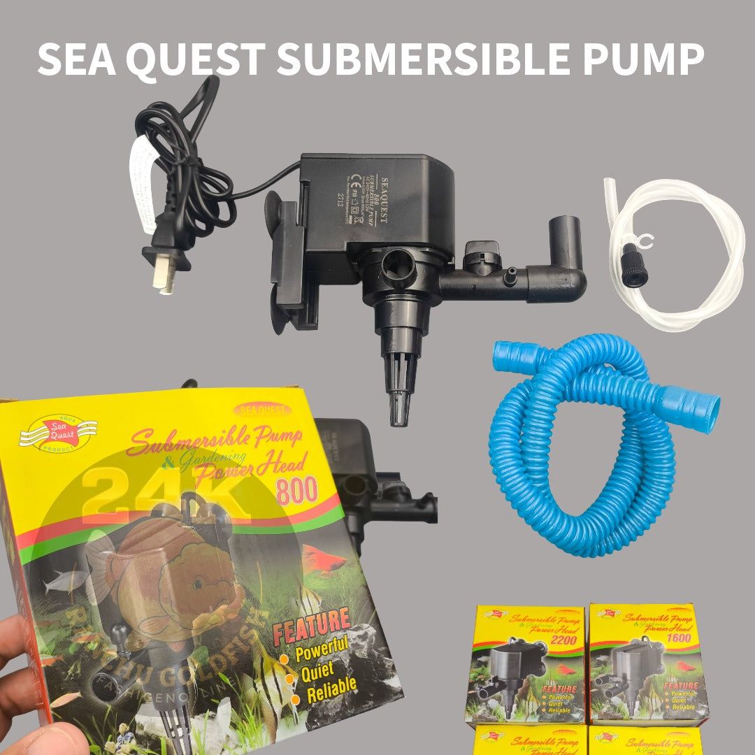 Sea Quest Submersible Water Pump SQ2200 / SQ1600 / SQ800 / SQ600 Aquarium, Pond, Hydroponics, Fountain Pump