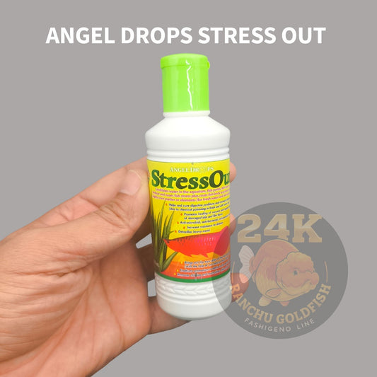 Angel Drops Stress Out for Detox & Slime Coat Support Aquarium & Pond Fish Well-Being