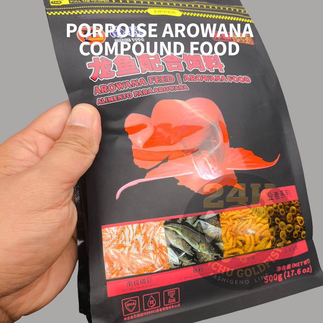 Porpoise Arowana Floating Pellets Premium Daily Nutrition High-Quality Formula