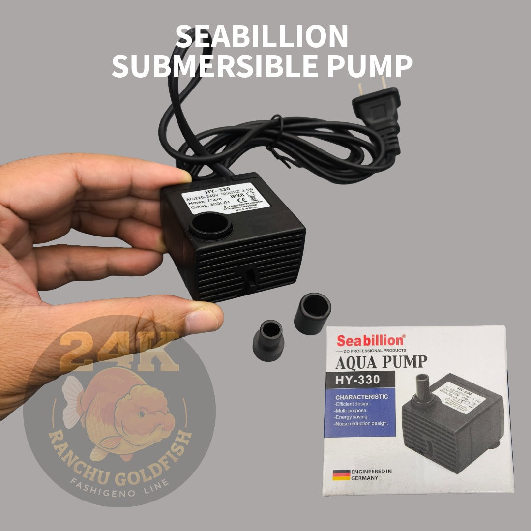 Seabillion Submersible Pump(8W, 10W, 13W, 16W, 20W), Ultra Quiet High Lift for Fish Tank and Pond