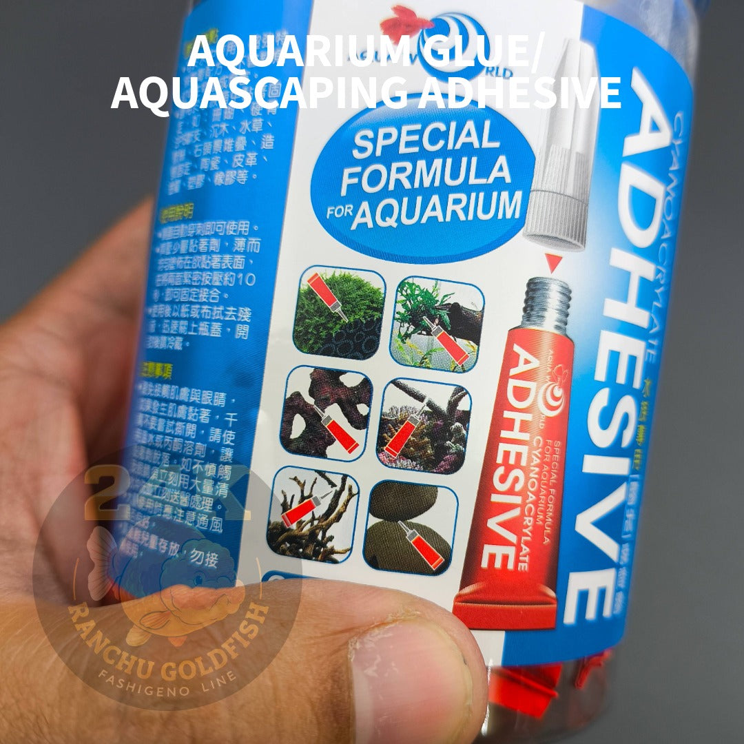 Aquaworld Aquarium Strong Adhesive Glue for Aquascaping Plant Rock Driftwood Bonding Glue