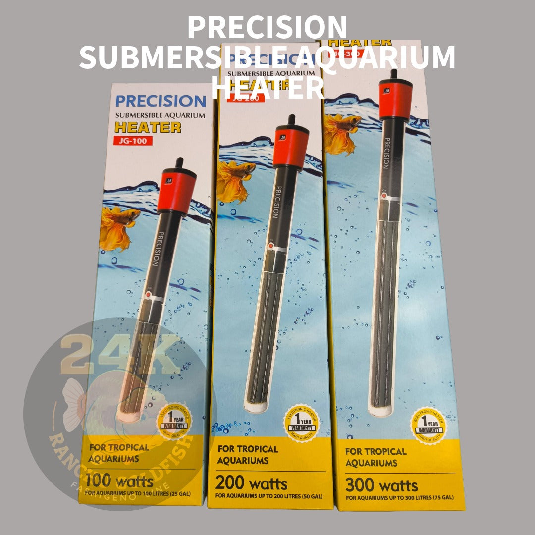 Precision Submersible Aquarium Heater 100W/200W/300W Adjustable Temperature For Tropical Fish Tanks