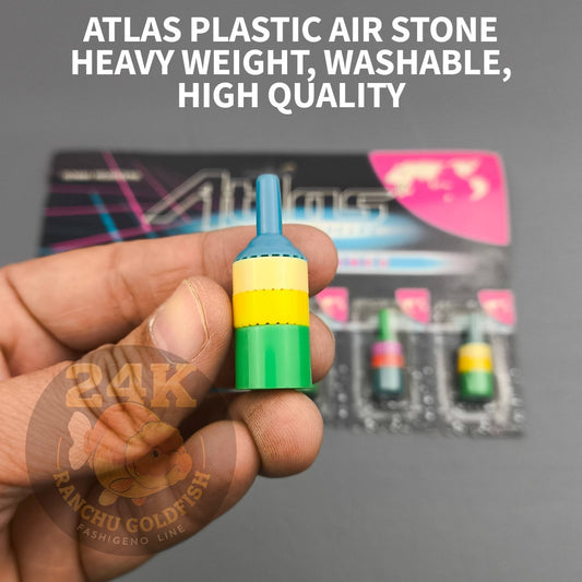 ATLAS Plastic Air Stone Heavy Weight Washable Air Diffuser for Aquarium & Fish Tank