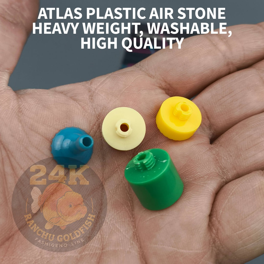 ATLAS Plastic Air Stone Heavy Weight Washable Air Diffuser for Aquarium & Fish Tank