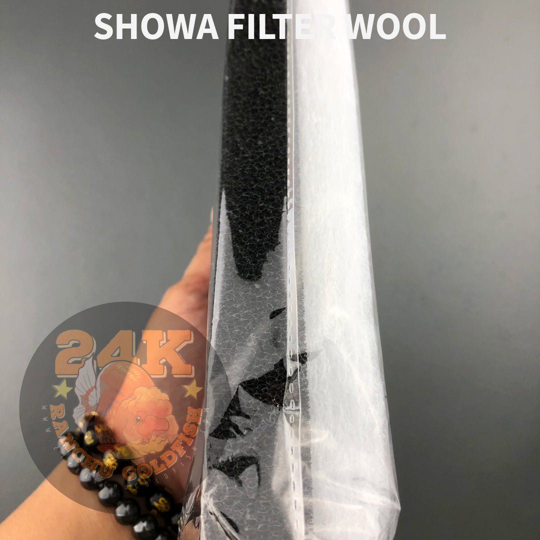 Showa Black White Filter Wool Filter Pad for Aquarium and Pond Filtration Systems Original Heavy Duty