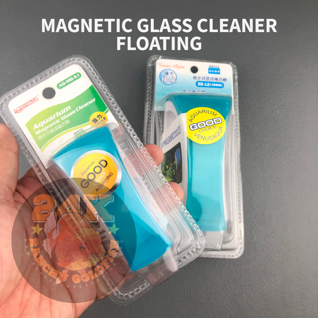 Magnetic Glass Cleaner Algae Scrubber Floating Type for Glass Aquarium Tanks