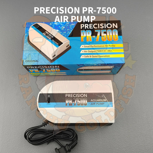Precision PR-7500 Aquarium Air Pump Dual Outlet 2 Speed Control 4 Watts Heavy Duty Original