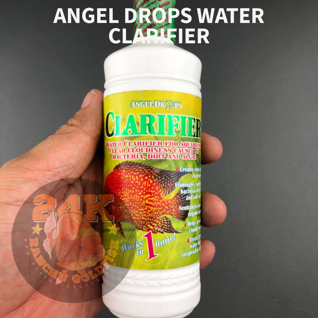 Angel Drops Water Clarifier 265 ml Anti-Cloudy Water for Aquarium and Fish Pond Original