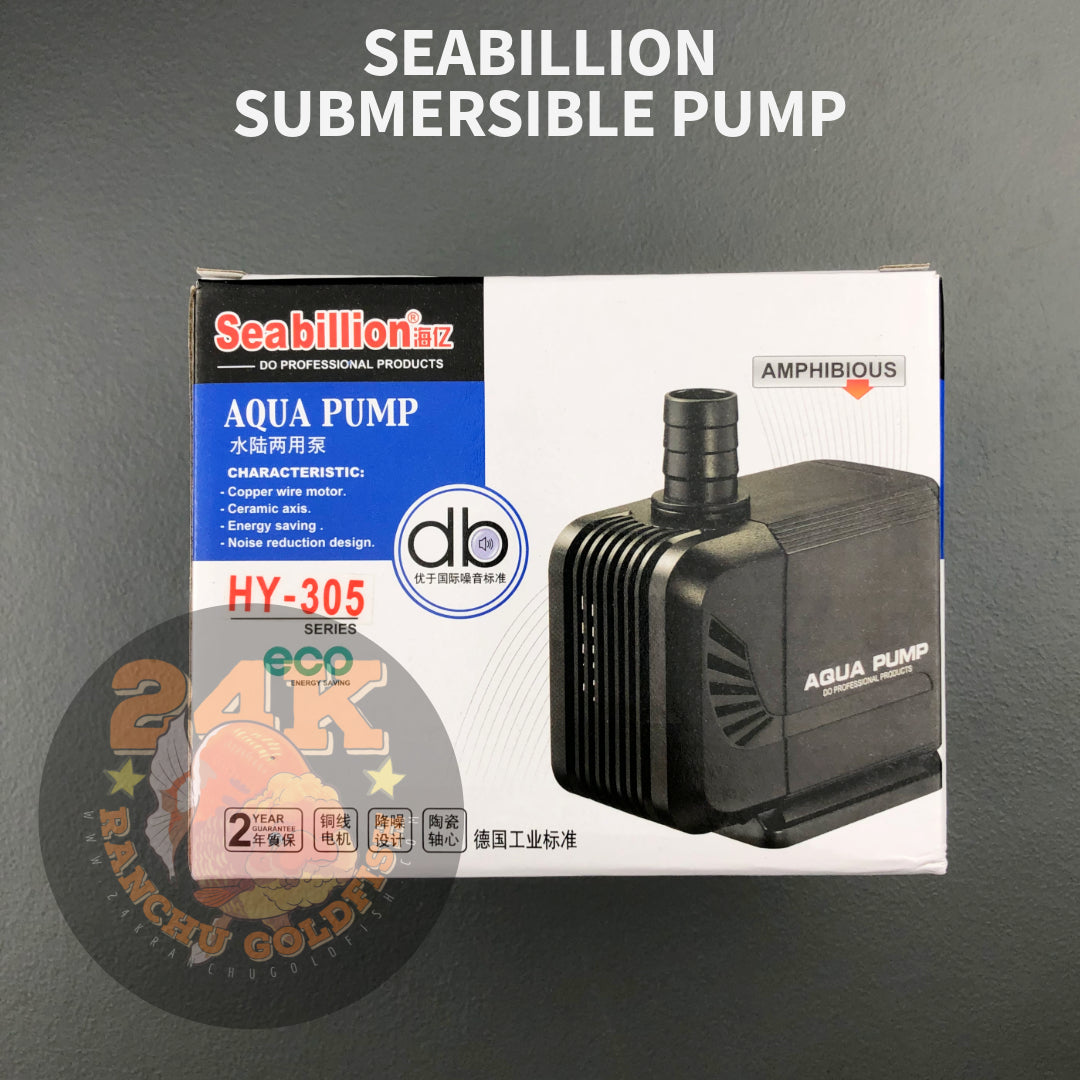 Seabillion Submersible Pump(8W, 10W, 13W, 16W, 20W), Ultra Quiet High Lift for Fish Tank and Pond