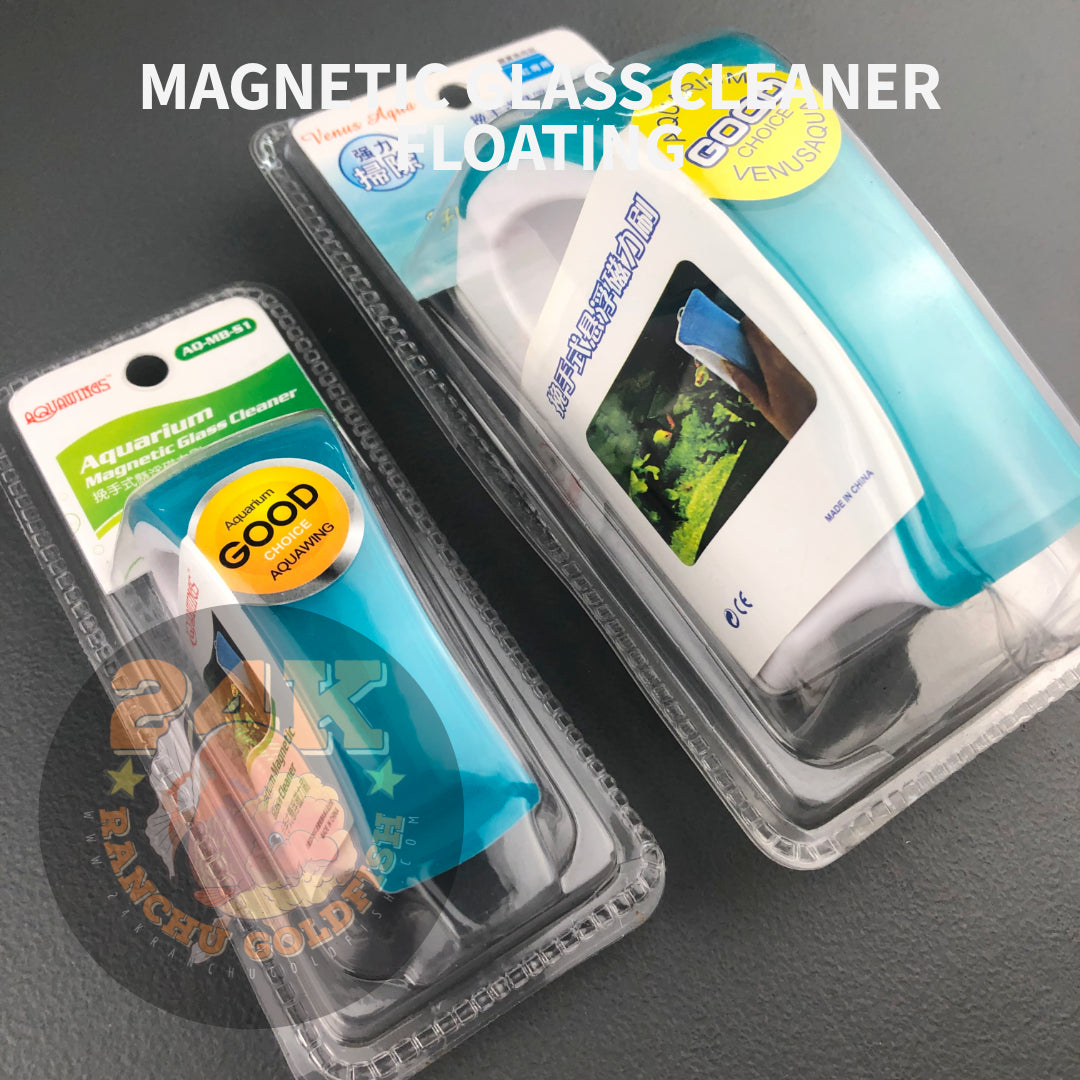 Magnetic Glass Cleaner Algae Scrubber Floating Type for Glass Aquarium Tanks