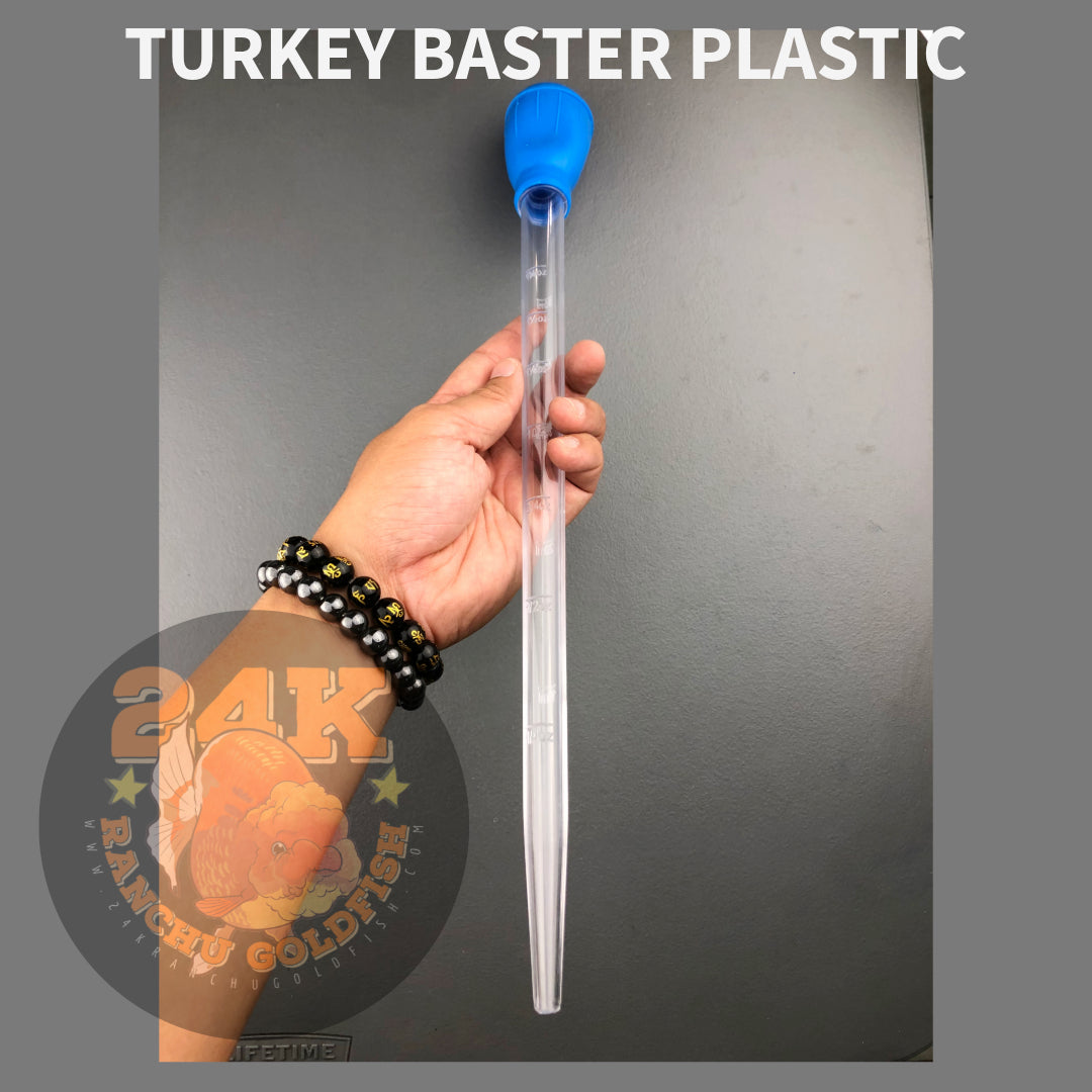 Turkey Baster Pipette Multifunction Feeder and Waste Cleaning Tool for Aquarium and Fish Pond 18cm Long