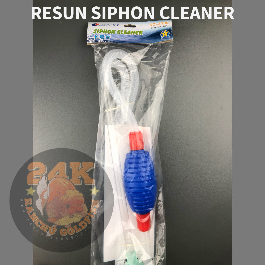 Resun Siphon Cleaner SC-210L Vacuum Pump with Gravel Cleaner for Aquarium and Pond Heavy Duty