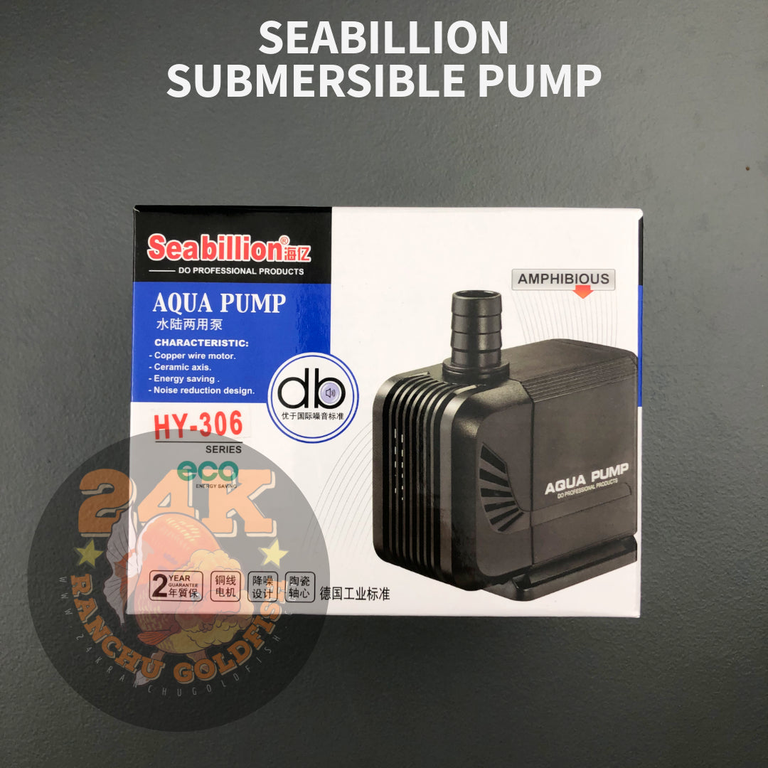 Seabillion Submersible Pump(8W, 10W, 13W, 16W, 20W), Ultra Quiet High Lift for Fish Tank and Pond