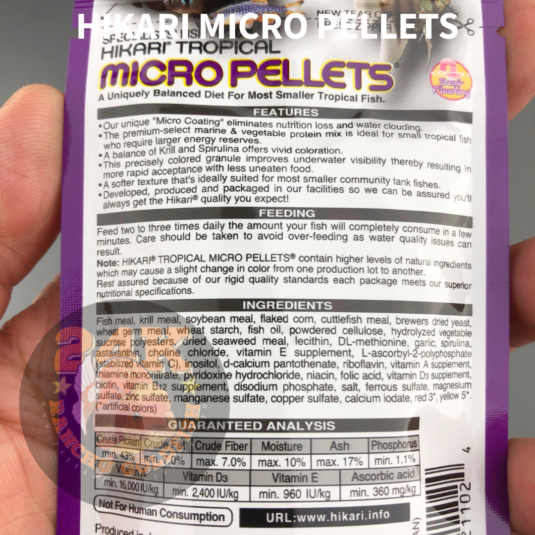 Hikari Tropical Micro Pellets For All Small-Mouthed Tropical Fish Original Japan
