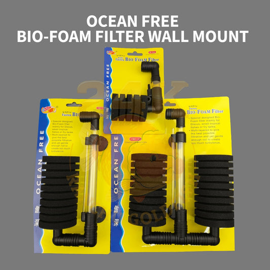 Ocean Free FB-F Sponge Filter Bio Foam Filtration Wall Mount for Aquarium