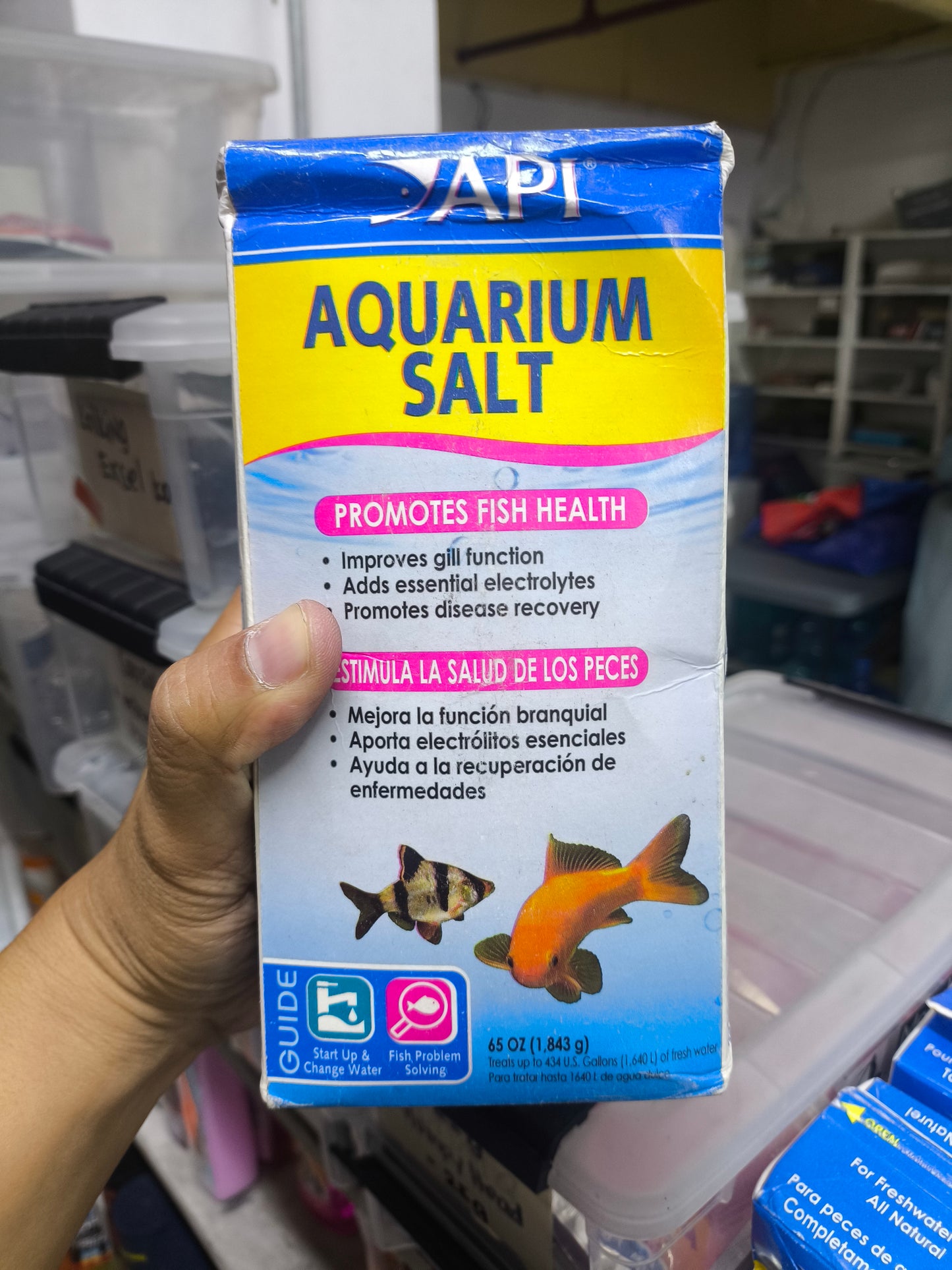 API Aquarium Salt for Freshwater Aquarium tanks and Ponds Sealed Original